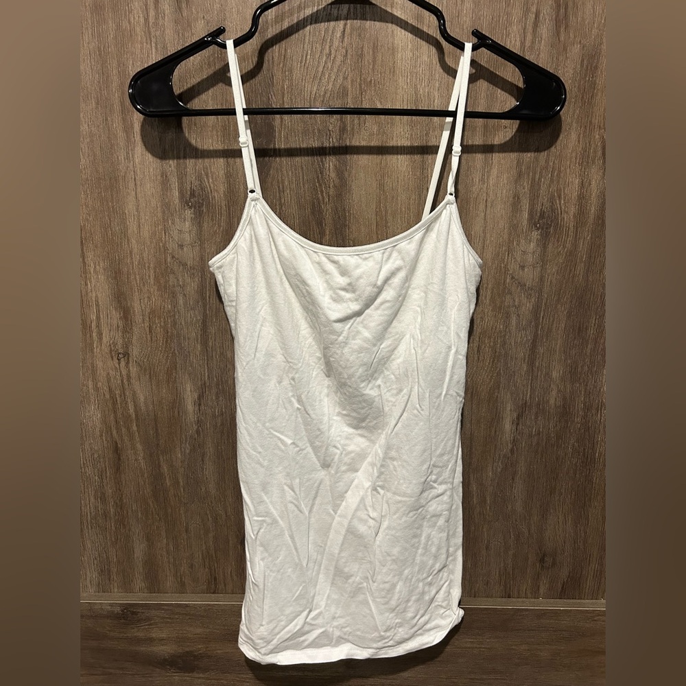 Bozzolo White Spaghetti Strap Top